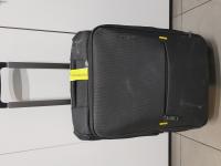 CS663/2024 Black Softshell Samsonite Carry-On Trolley Suitcase  